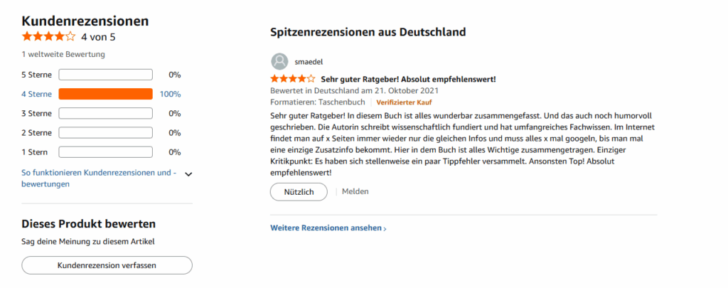 Rezension aus Amazon